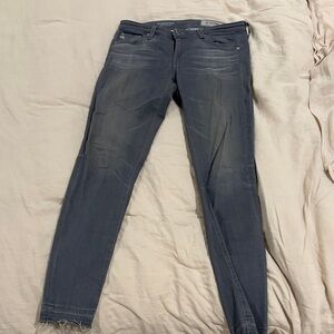 AG Adriano Goldschmied Women's Dark Gray Skinny Jeans